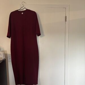 Body con mock neck dress